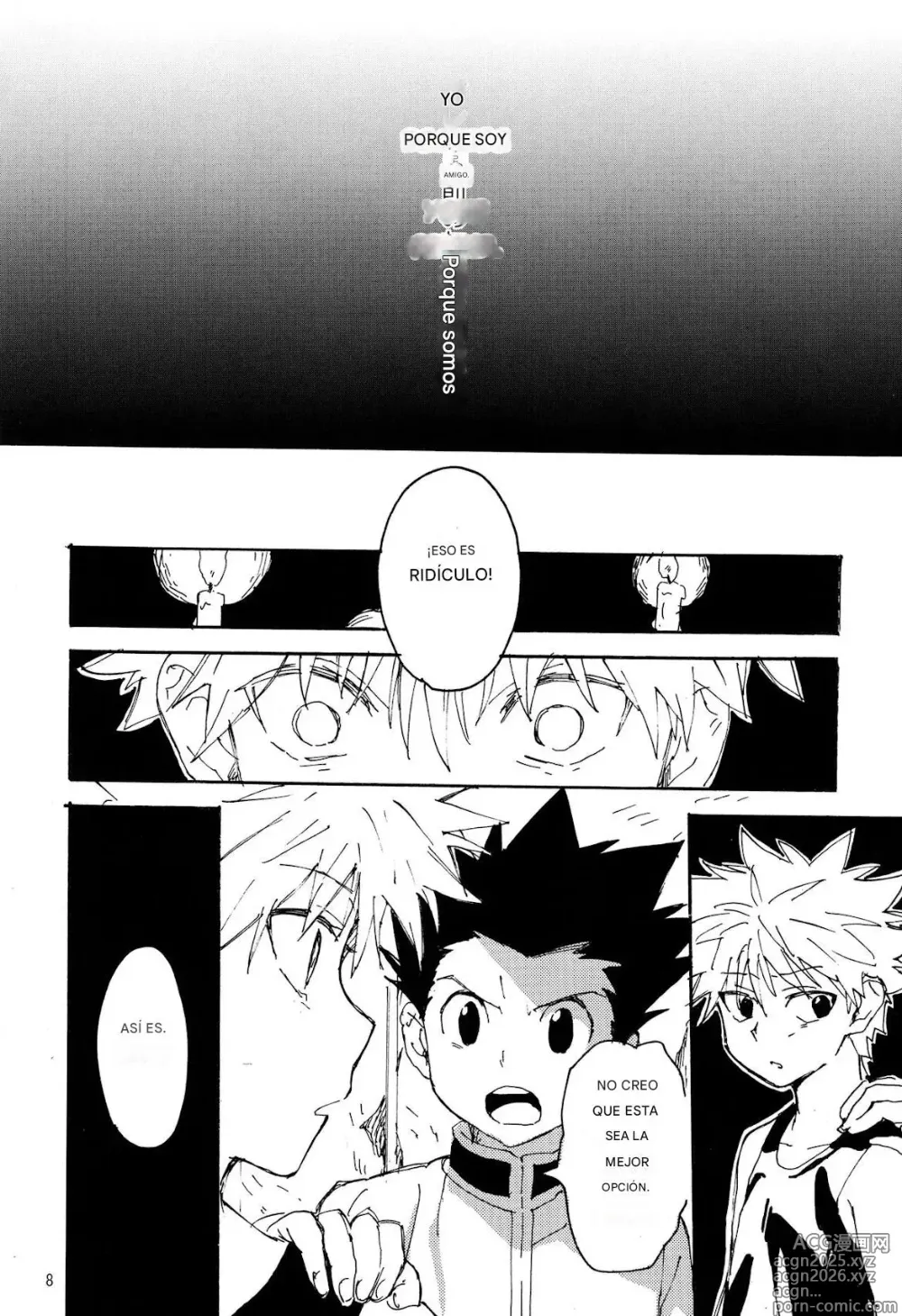 Page 8 of doujinshi On the Brink of Death (Hunter x Hunter) [spanish)