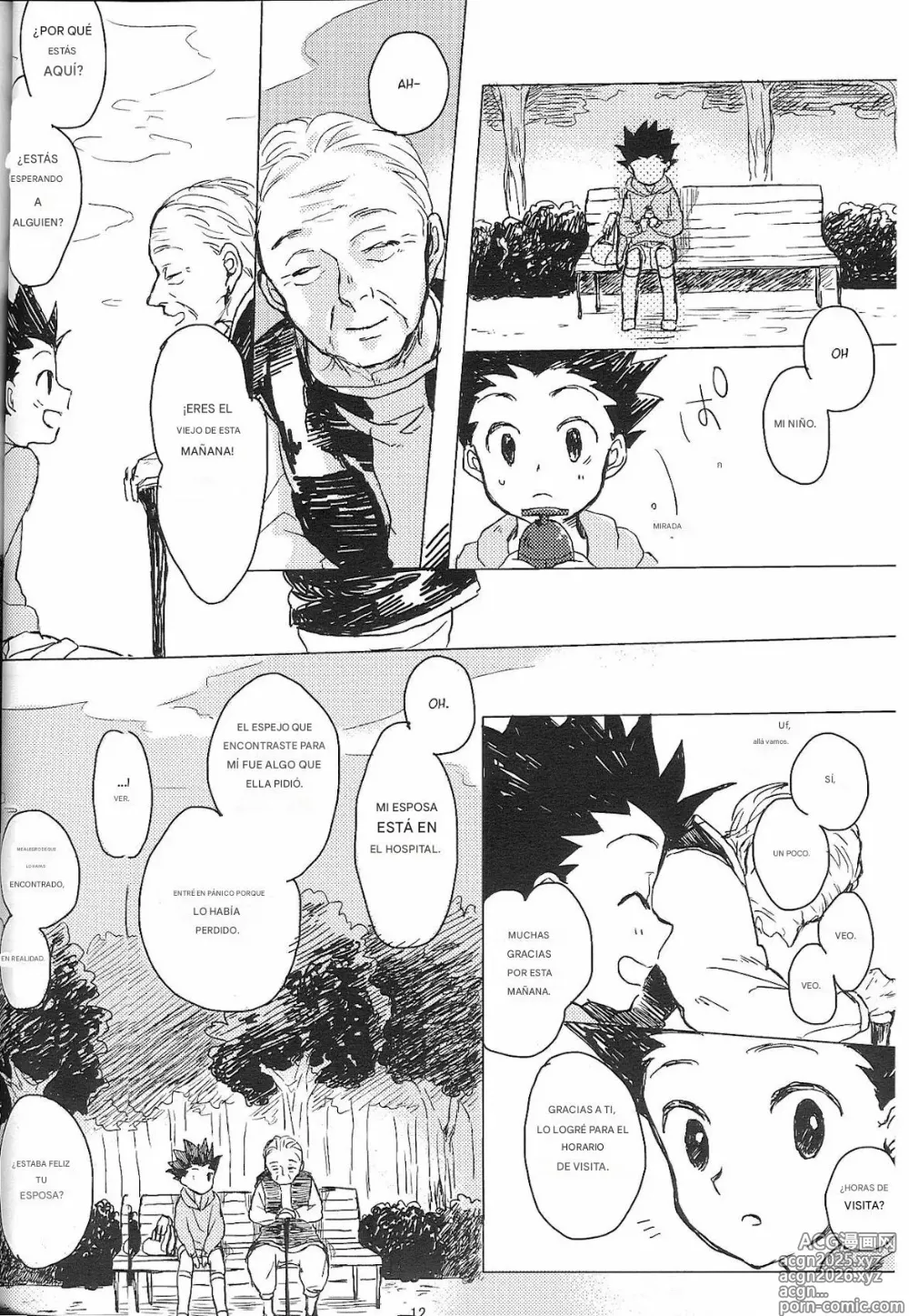 Page 14 of doujinshi Say Goodbye Triangle, Say Hello Square (Hunter x Hunter) [spanish)