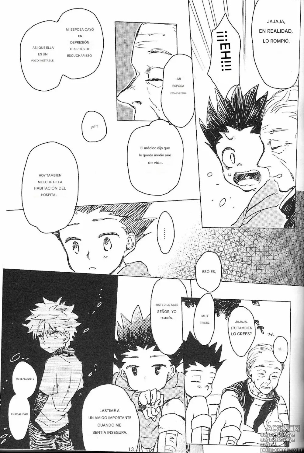 Page 15 of doujinshi Say Goodbye Triangle, Say Hello Square (Hunter x Hunter) [spanish)