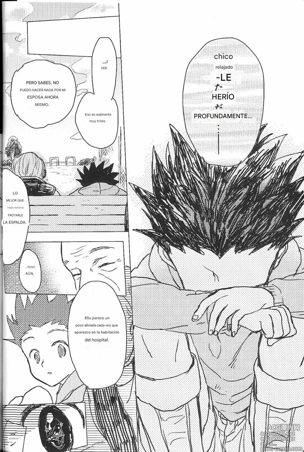 Page 16 of doujinshi Say Goodbye Triangle, Say Hello Square (Hunter x Hunter) [spanish)