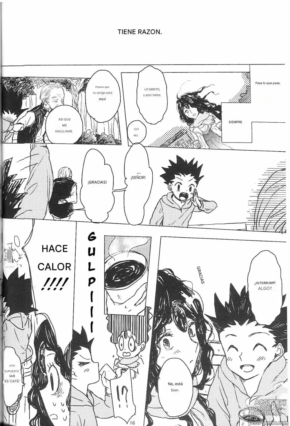 Page 18 of doujinshi Say Goodbye Triangle, Say Hello Square (Hunter x Hunter) [spanish)