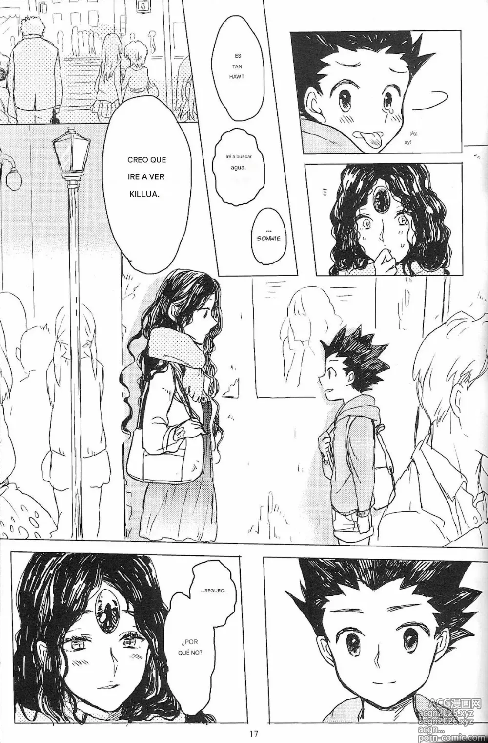 Page 19 of doujinshi Say Goodbye Triangle, Say Hello Square (Hunter x Hunter) [spanish)