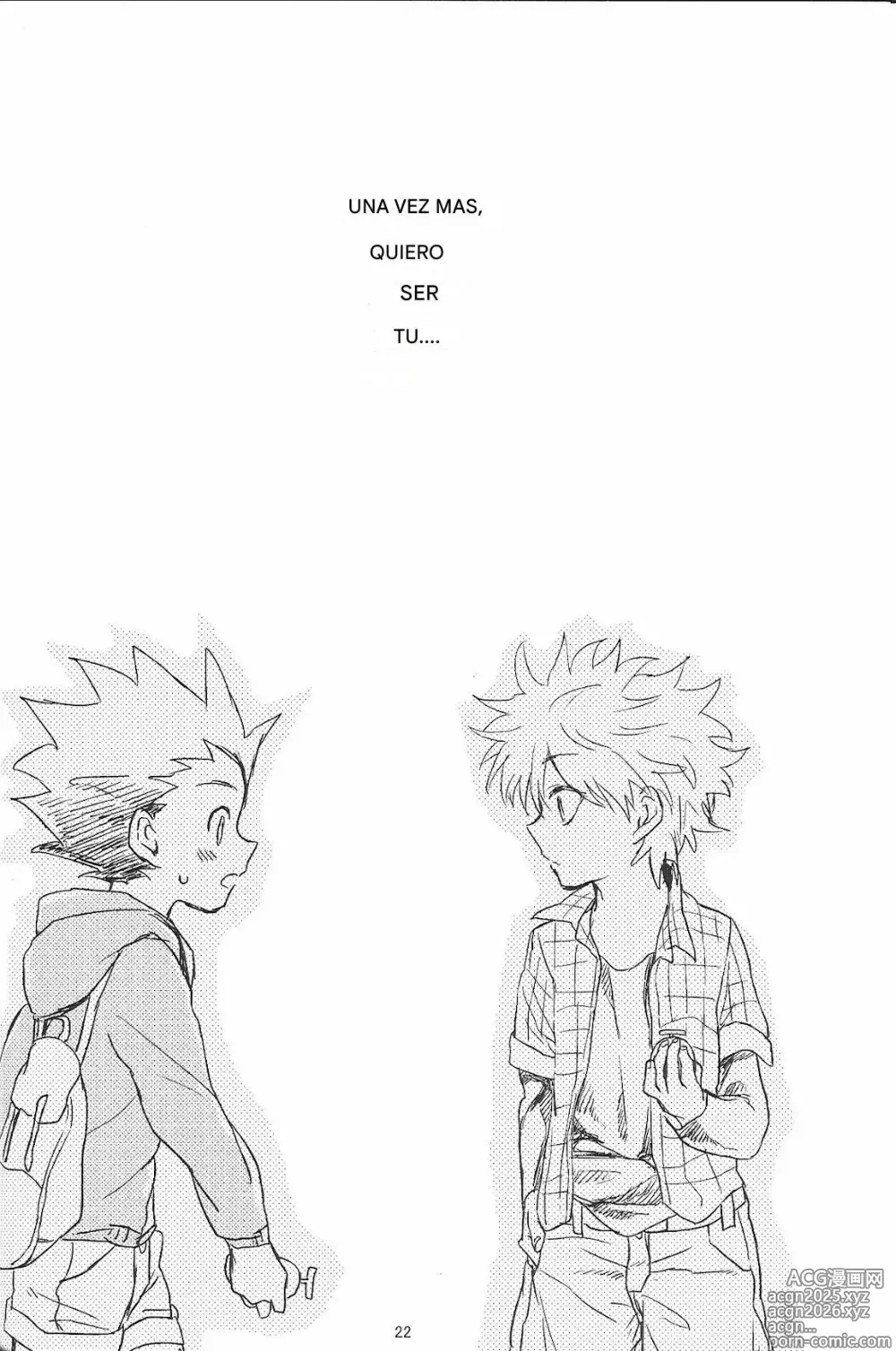 Page 24 of doujinshi Say Goodbye Triangle, Say Hello Square (Hunter x Hunter) [spanish)