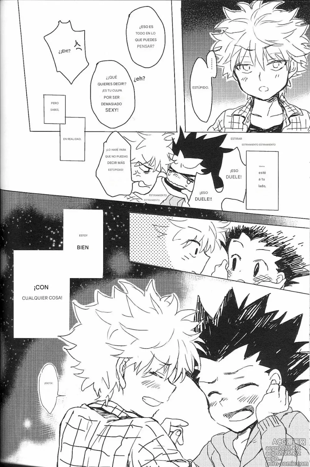 Page 36 of doujinshi Say Goodbye Triangle, Say Hello Square (Hunter x Hunter) [spanish)