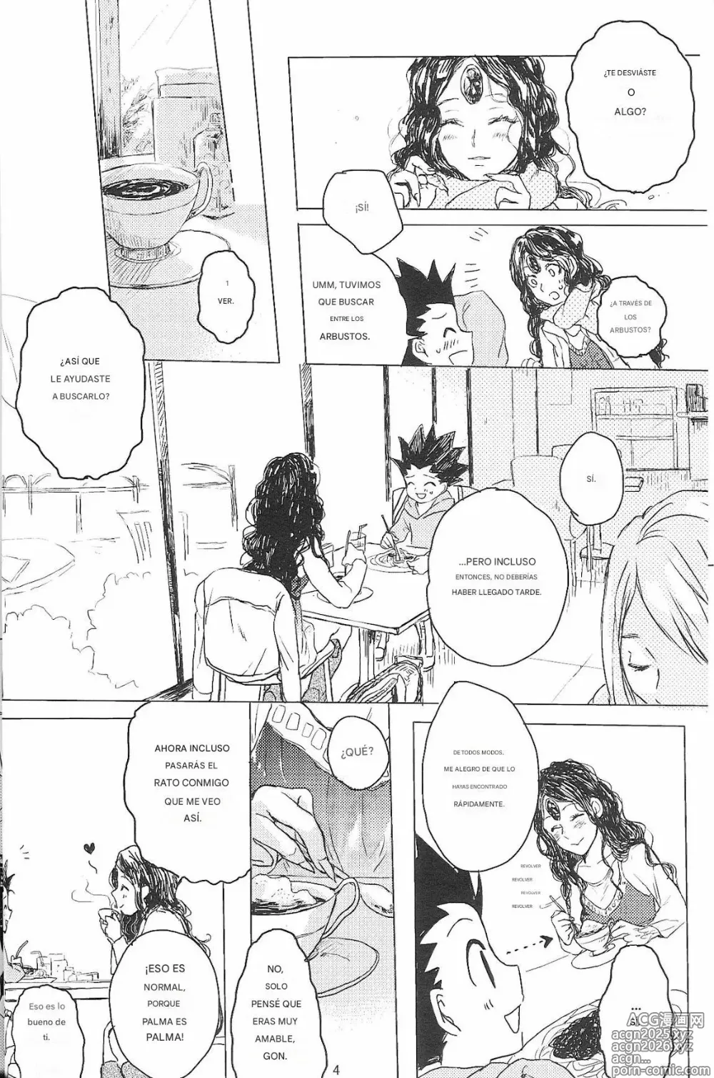 Page 6 of doujinshi Say Goodbye Triangle, Say Hello Square (Hunter x Hunter) [spanish)
