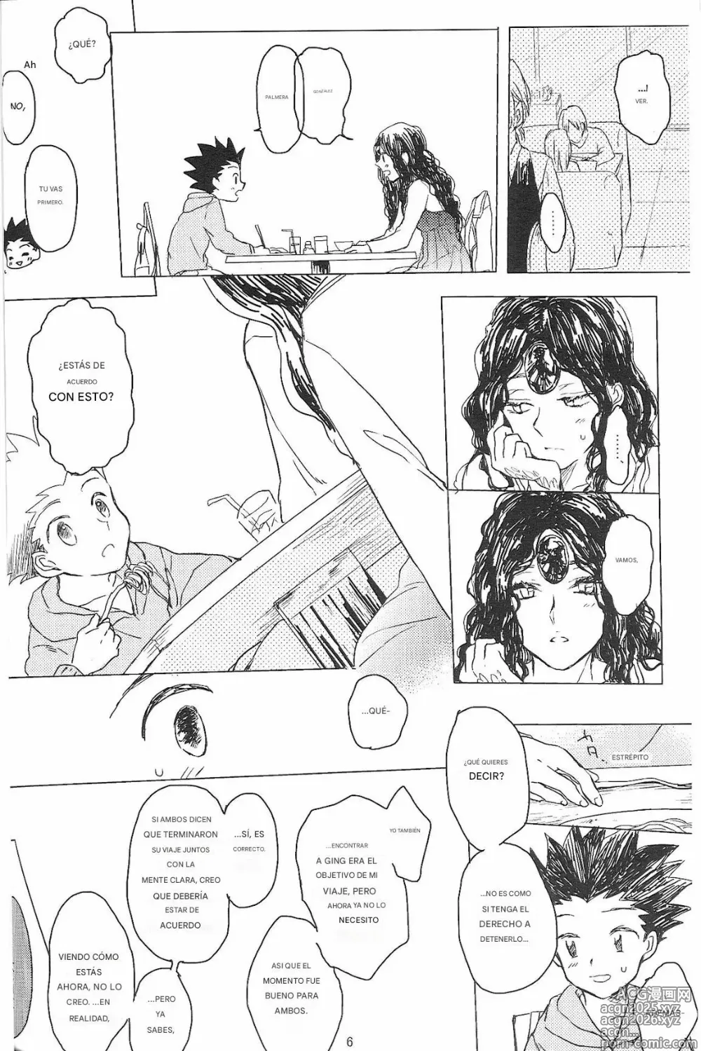 Page 8 of doujinshi Say Goodbye Triangle, Say Hello Square (Hunter x Hunter) [spanish)