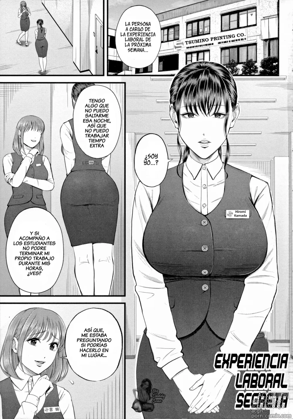 Page 1 of manga Experiencia Laboral Secreta
