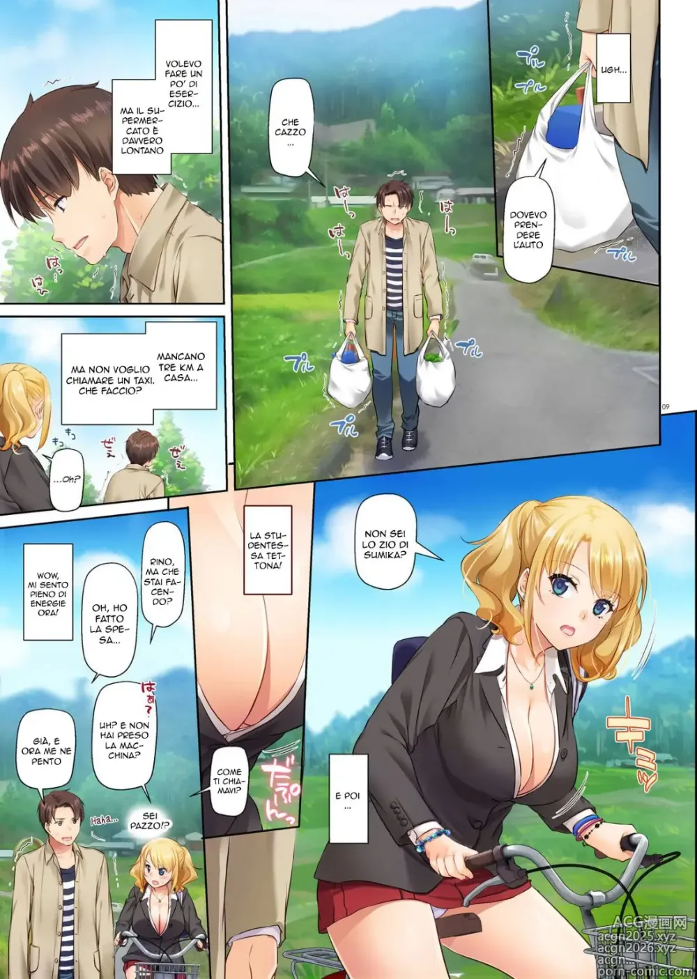 Page 8 of doujinshi Inaka no Deaikei Gal wa Kyonyuu Shojo!? DLO-15
