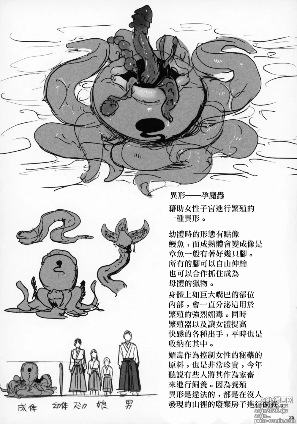 Page 24 of doujinshi Tsuiroku Igyou Koubi Kairaku Jigoku