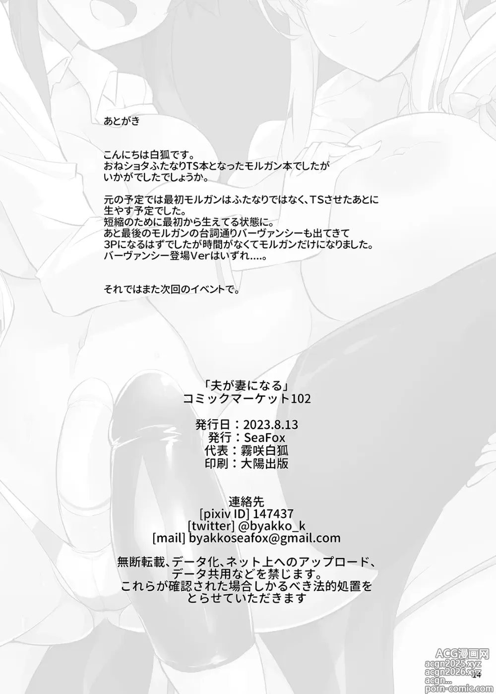 Page 13 of doujinshi Otto ga Tsuma ni Naru