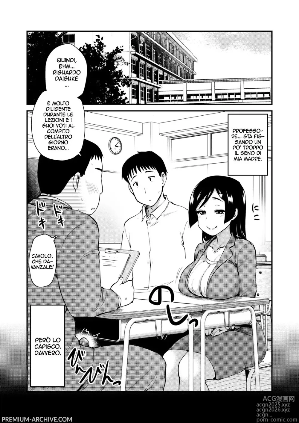 Page 2 of doujinshi Vita quotidiana con la mia Mamma Sexy (decensored)