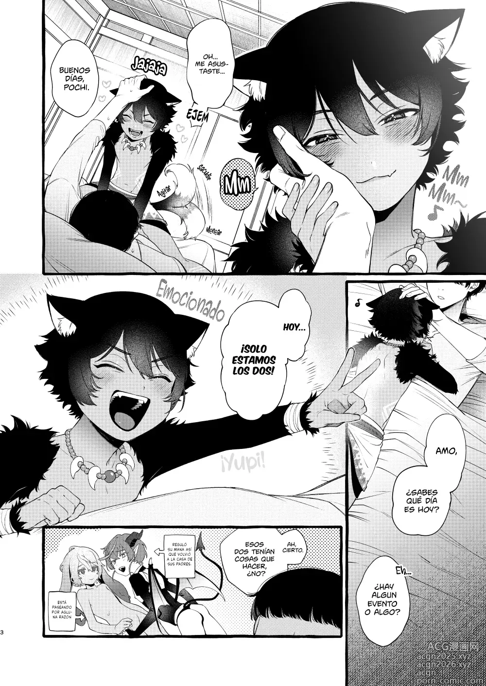 Page 2 of doujinshi Un día a solas con un niño bestia