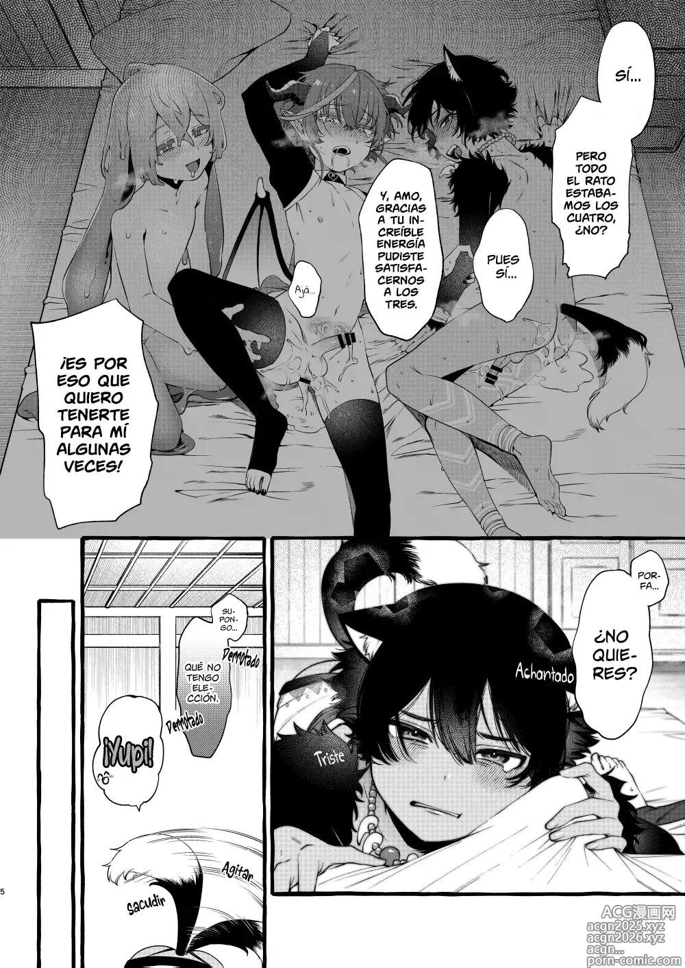 Page 4 of doujinshi Un día a solas con un niño bestia