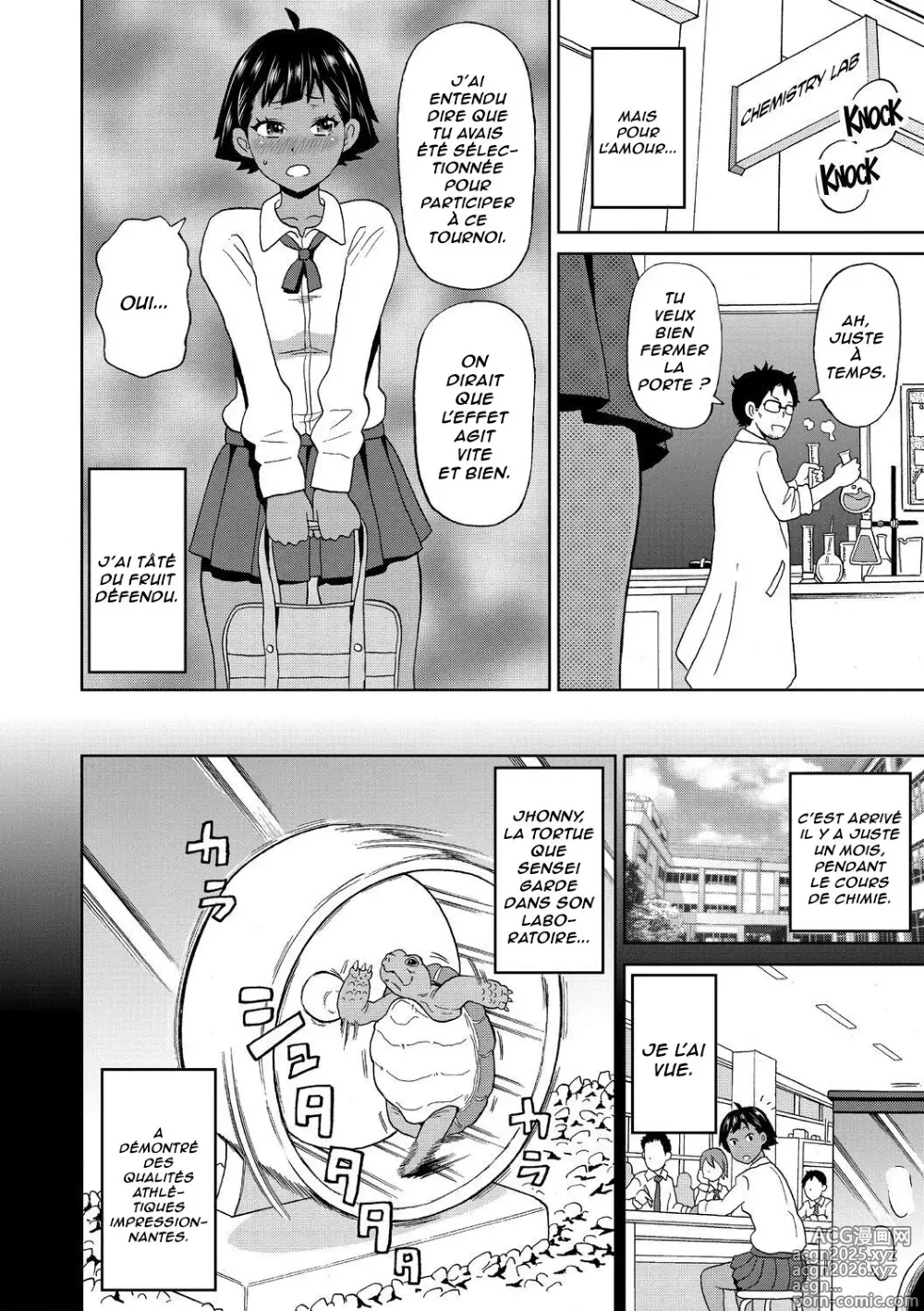 Page 2 of doujinshi Sujet d'examen : Mlle A (decensored)