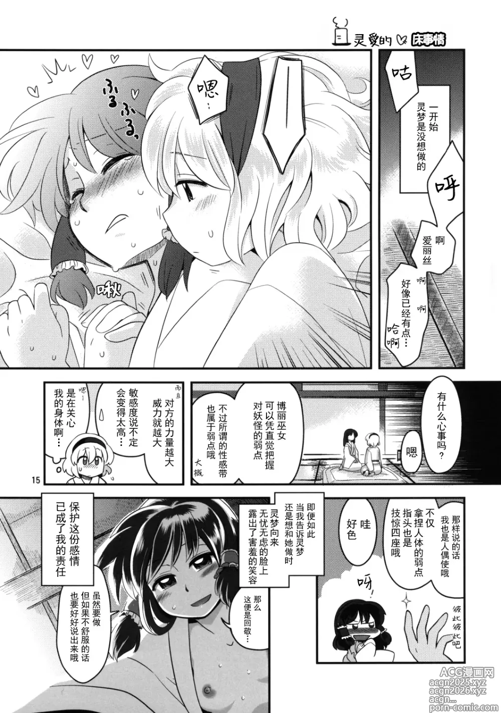 Page 15 of doujinshi 爱丽丝总受之床上风云