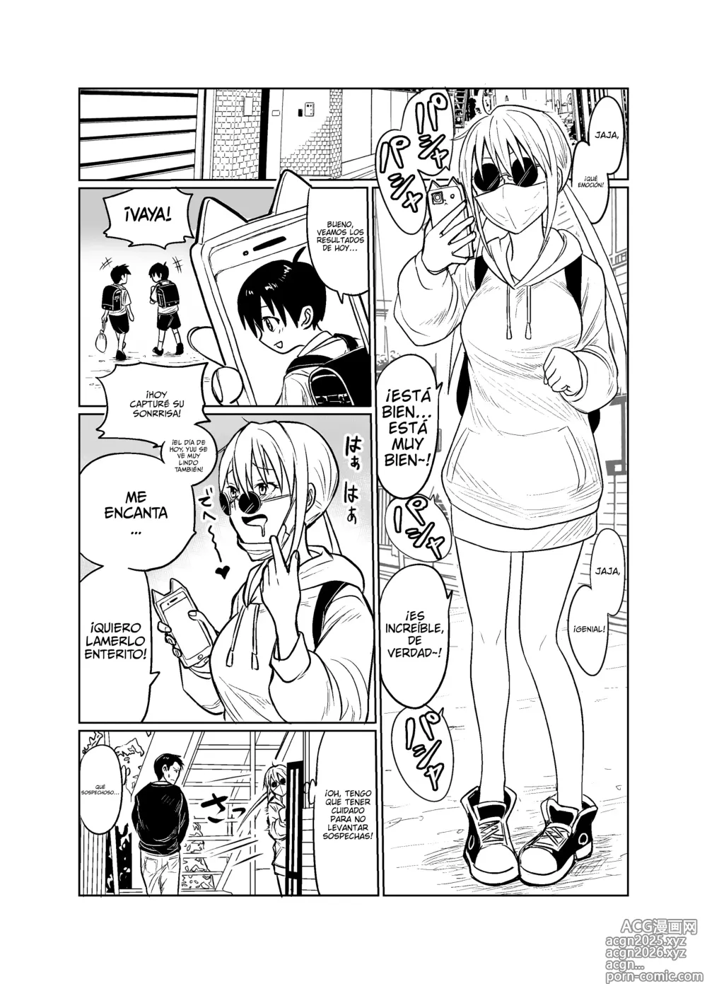 Page 2 of doujinshi Un chico joven y una chica Acosadora