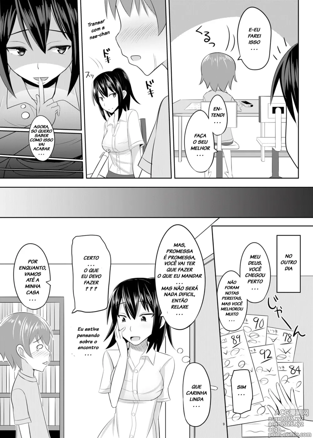 Page 8 of doujinshi Oneesan Extremamente Sádica Disciplina Implacavelmente um Shota Até Ele se Tornar Seu Pet
