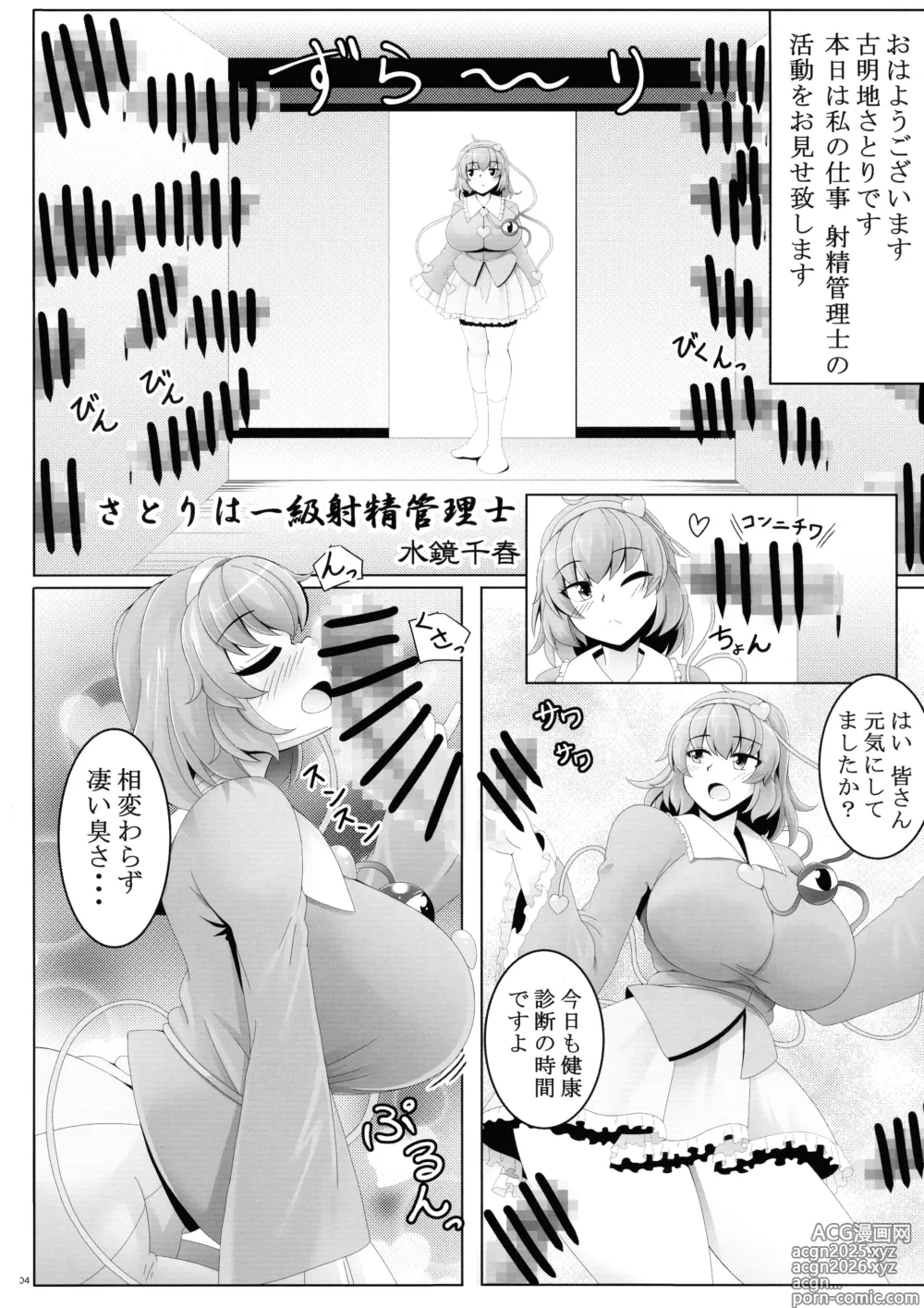 Page 3 of doujinshi Touhou Futanari Shaseikanri Goudou-shi