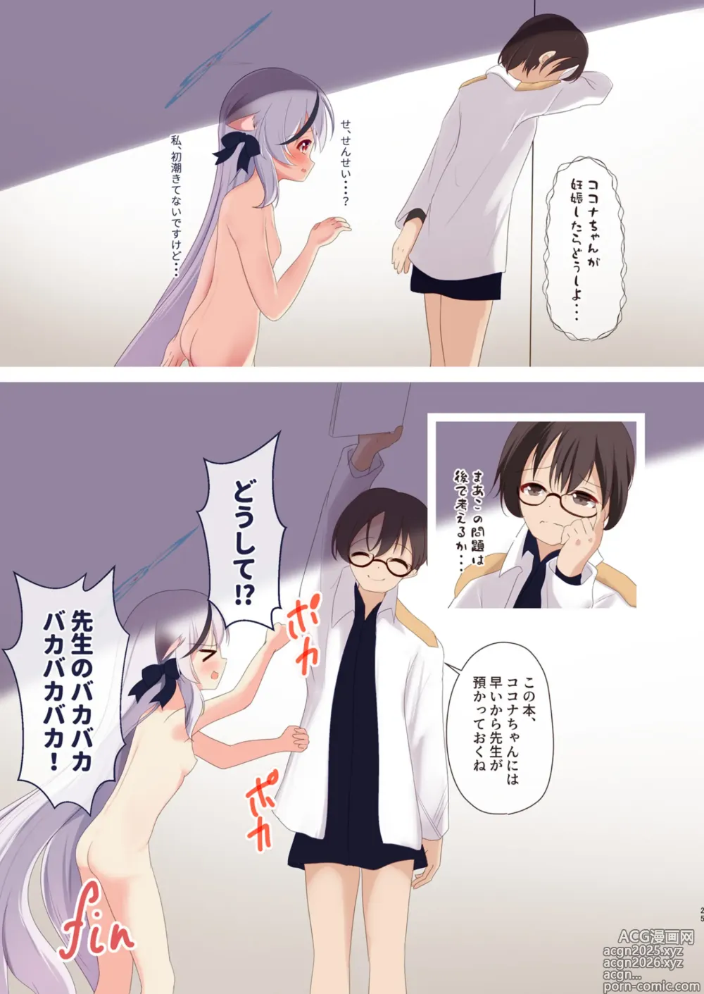 Page 24 of doujinshi Sunohara Kokona wa Senobi Shitai.