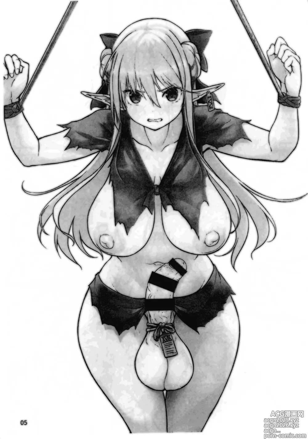 Page 5 of doujinshi Ryoshuu no Futanari Elf Junbi-gou