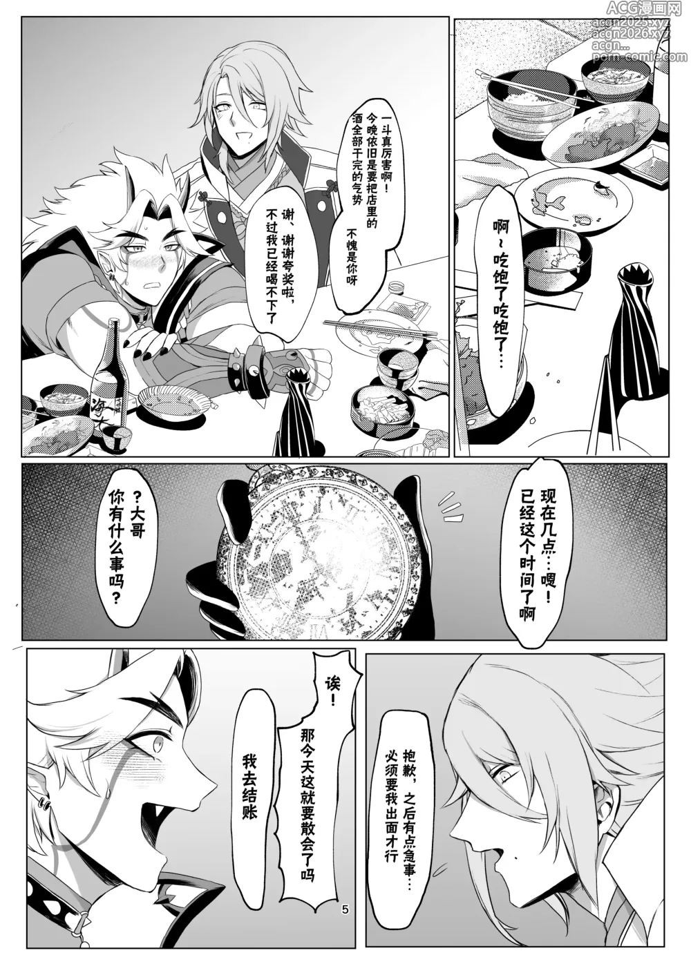 Page 4 of doujinshi Oni no kyouki ranbu