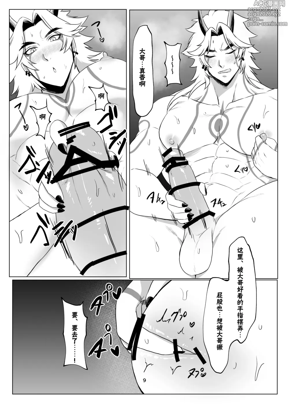 Page 8 of doujinshi Oni no kyouki ranbu