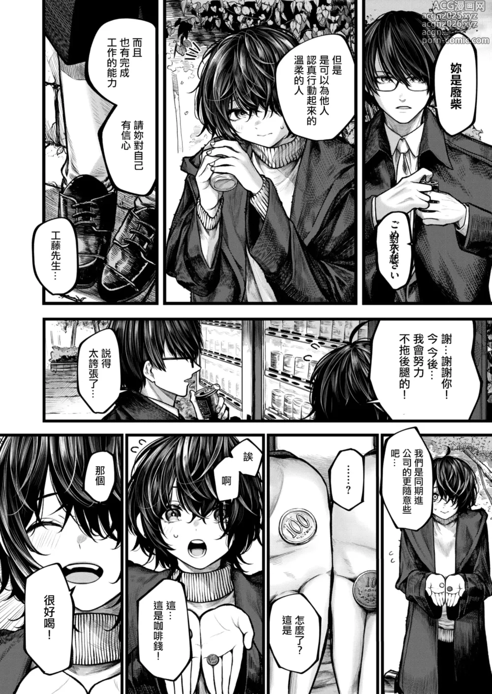 Page 2 of manga 在夜晚的誘惑下