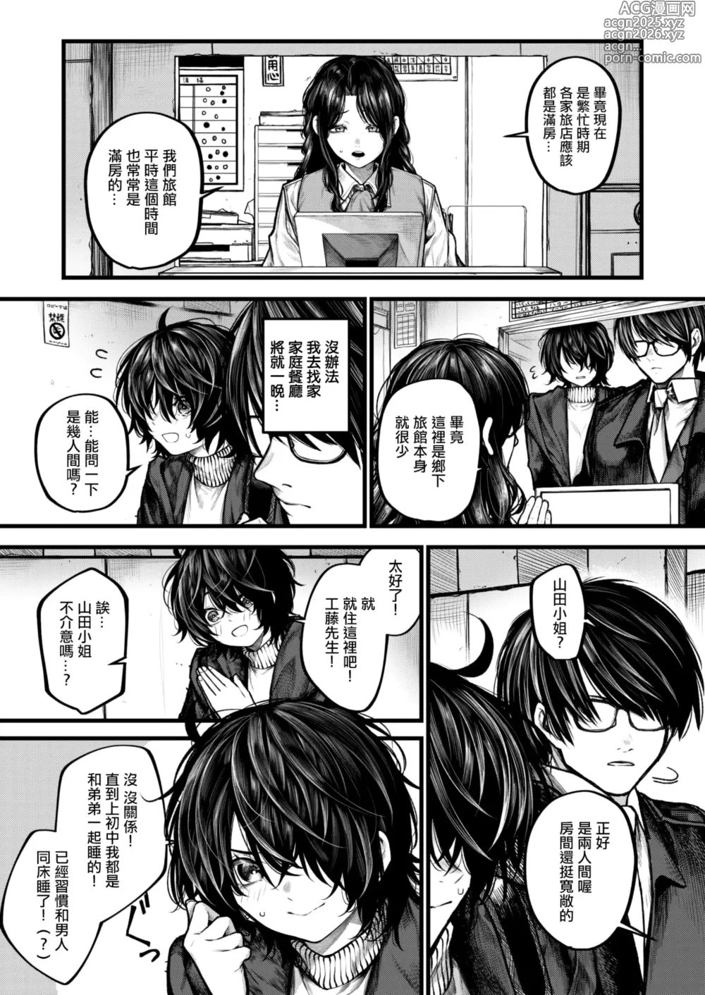 Page 5 of manga 在夜晚的誘惑下