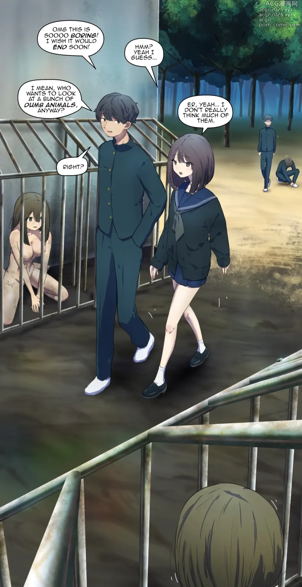 Page 7 of doujinshi After touring the human barn, I went inside the cage