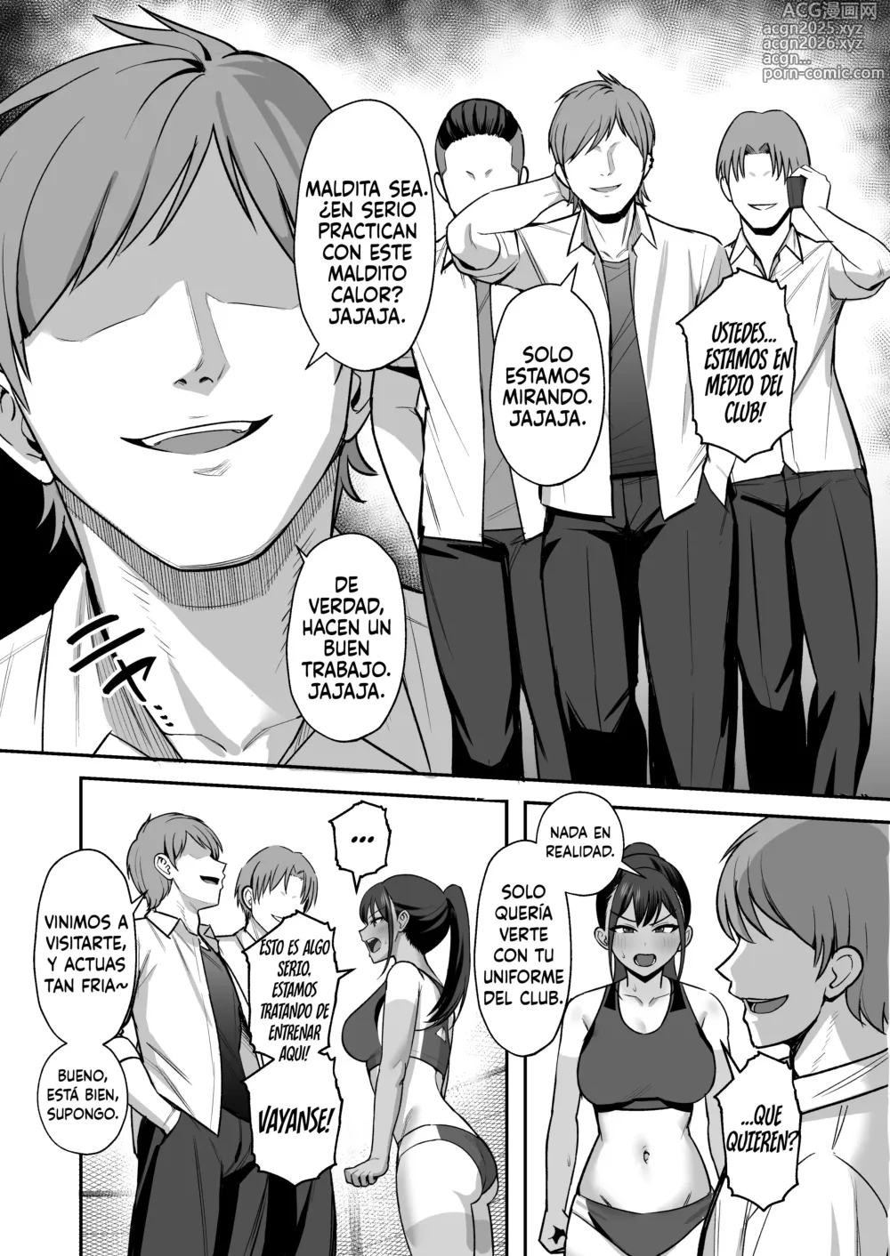 Page 4 of doujinshi La Capitana del Club de Atletismo es Sometida por un Grupo de Delinquentes