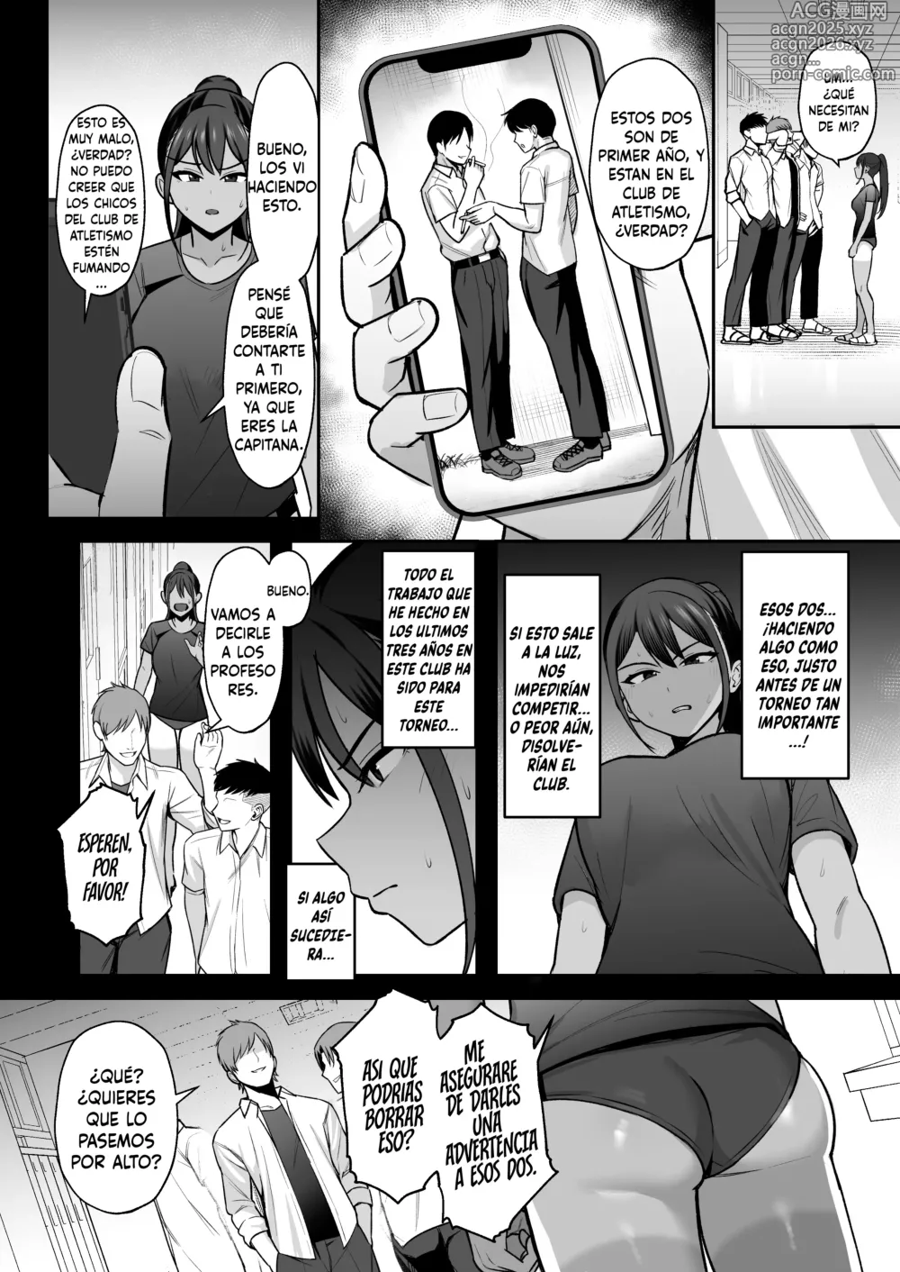 Page 6 of doujinshi La Capitana del Club de Atletismo es Sometida por un Grupo de Delinquentes