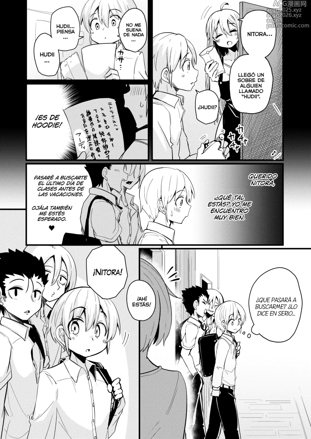 Page 15 of doujinshi Shokushu Uri no Hoodie 2 -Parte 01-