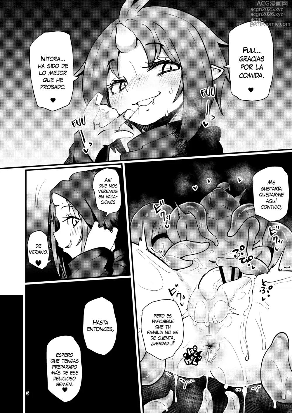 Page 5 of doujinshi Shokushu Uri no Hoodie 2 -Parte 01-