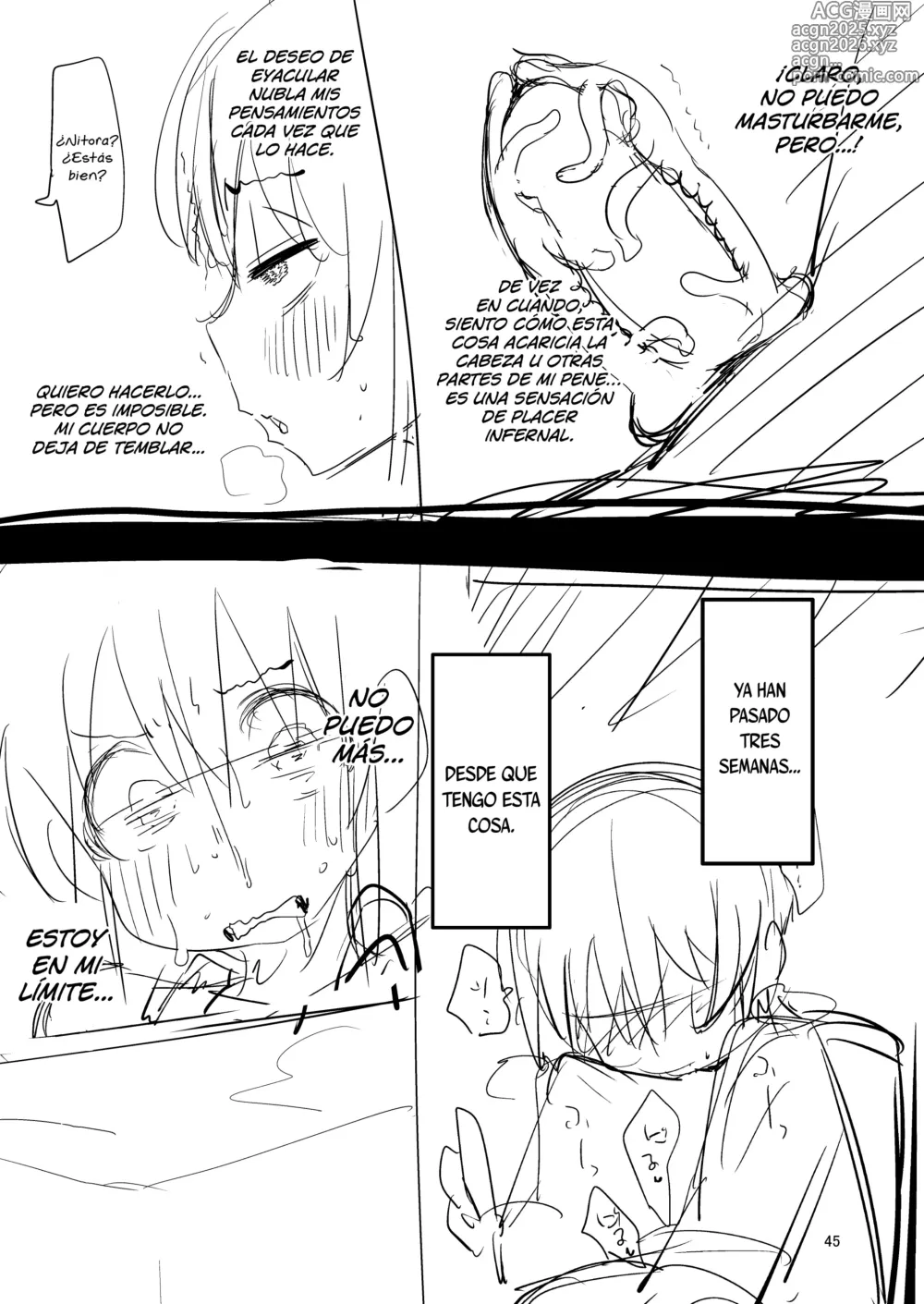 Page 44 of doujinshi Shokushu Uri no Hoodie 2 -Parte 01-