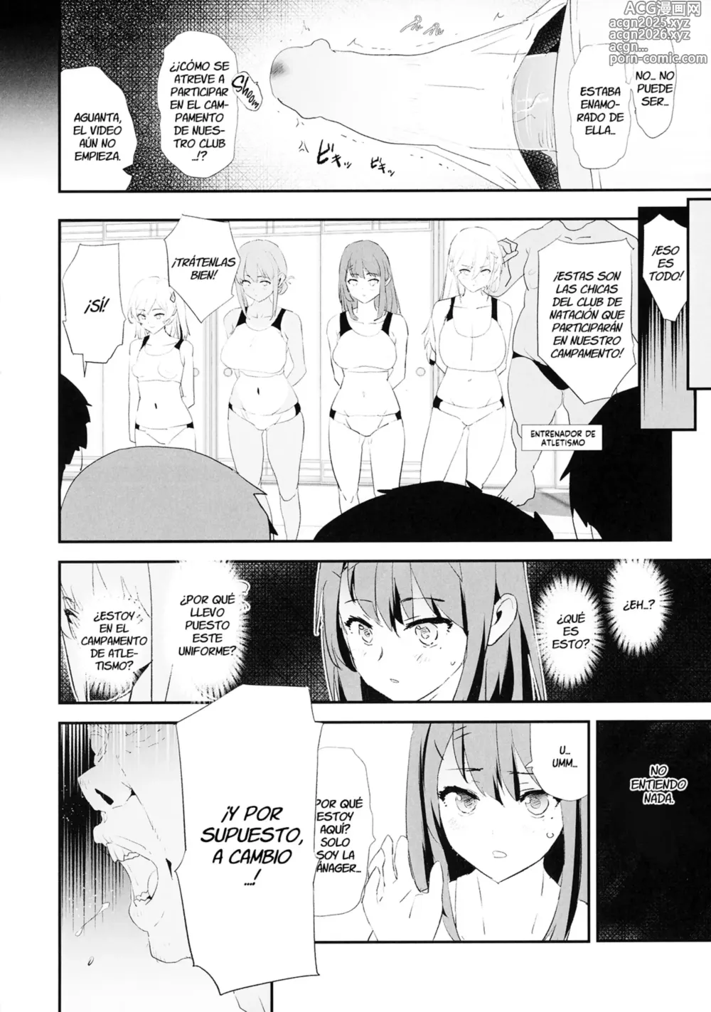Page 3 of doujinshi Watashi-tachi no Onaho Koukan Gasshuku Ichinichime! + Omake Paper (decensored)