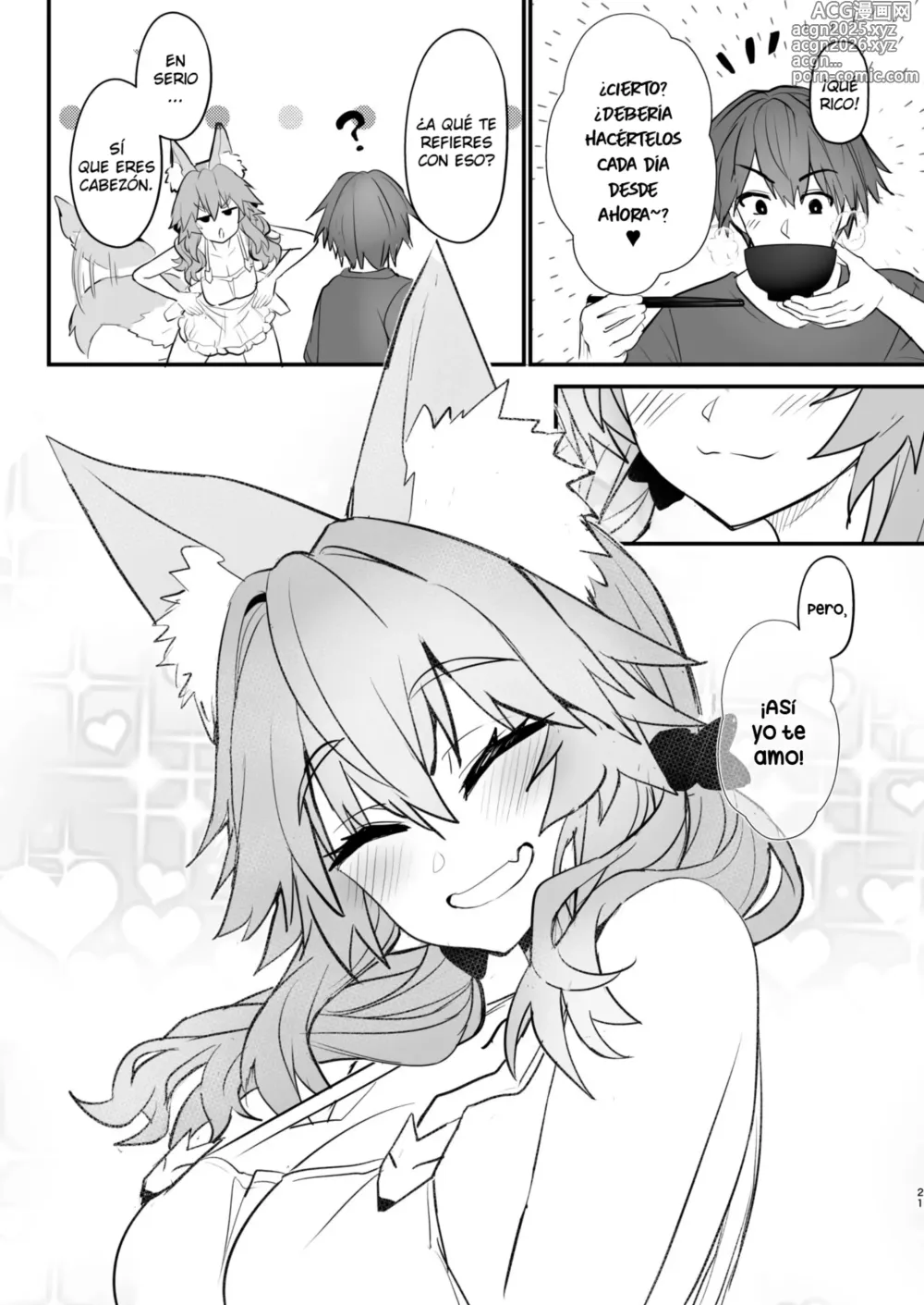 Page 20 of doujinshi Yamitsuki Honpo (Wise Speak)] Tamamo Daigaku Monogatari - Historia de Tamamo Vida Universitaria