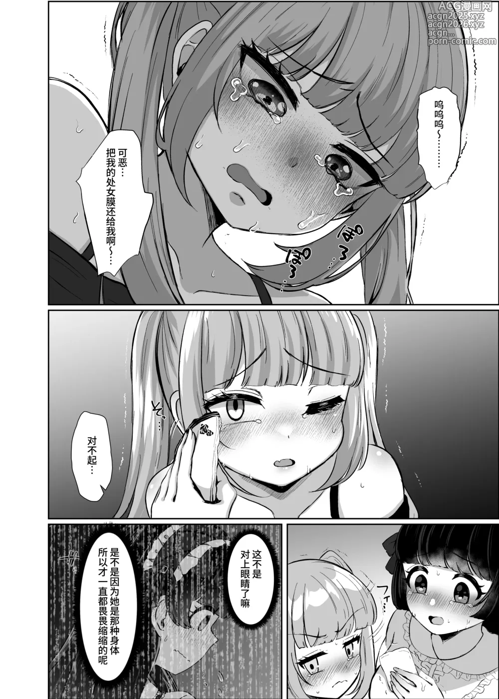 Page 59 of doujinshi Futanari Lolita vs Jiraikei Mesugaki 〜Kiyowa na Futanari Joshi wo Odoshita hazu ga Gyaku ni Okasare chatta!〜