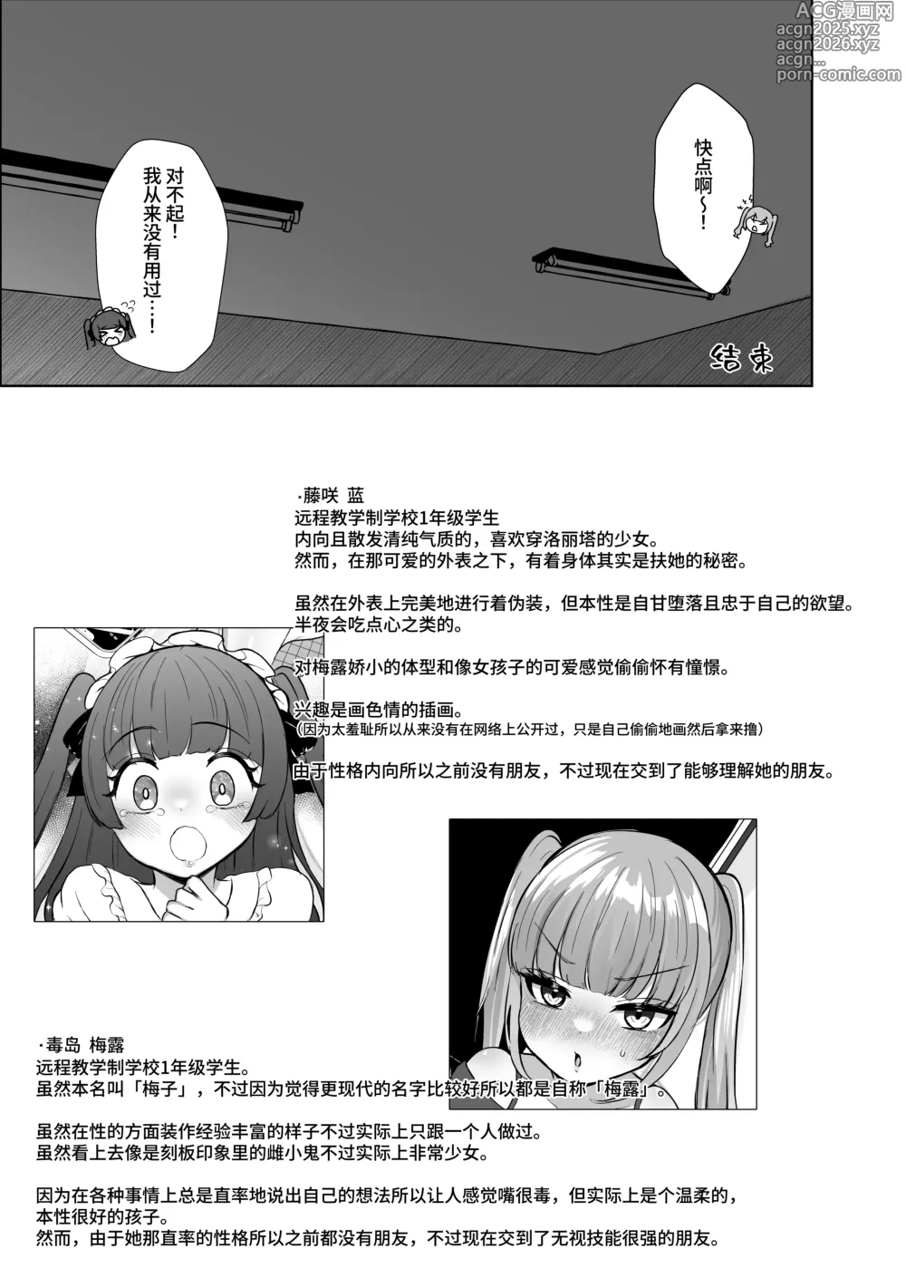 Page 62 of doujinshi Futanari Lolita vs Jiraikei Mesugaki 〜Kiyowa na Futanari Joshi wo Odoshita hazu ga Gyaku ni Okasare chatta!〜