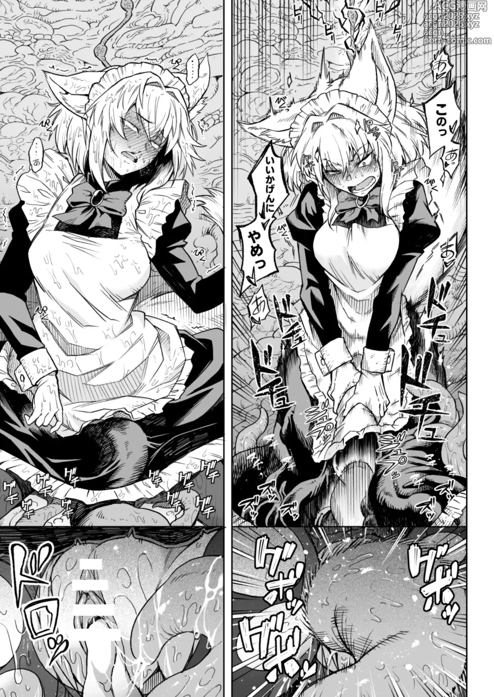 Page 5 of doujinshi Ookami Maid-san VS Shokushu