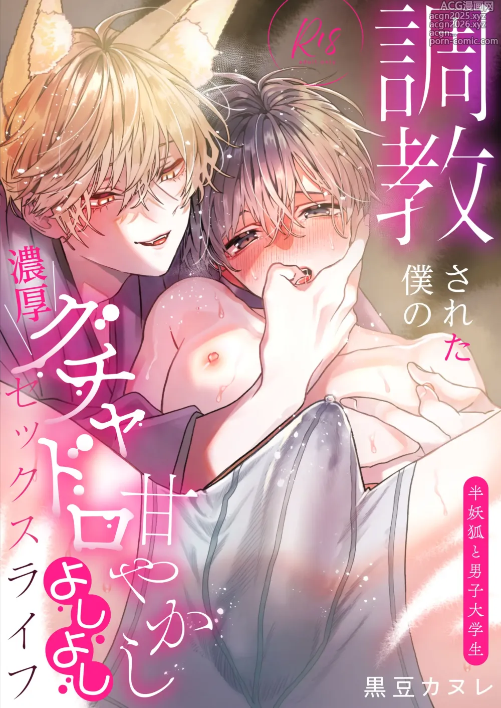 Page 1 of doujinshi 調教された僕の濃厚グチャドロ甘やかしよしよしセックスライフ〜半妖狐と男子大学生〜
