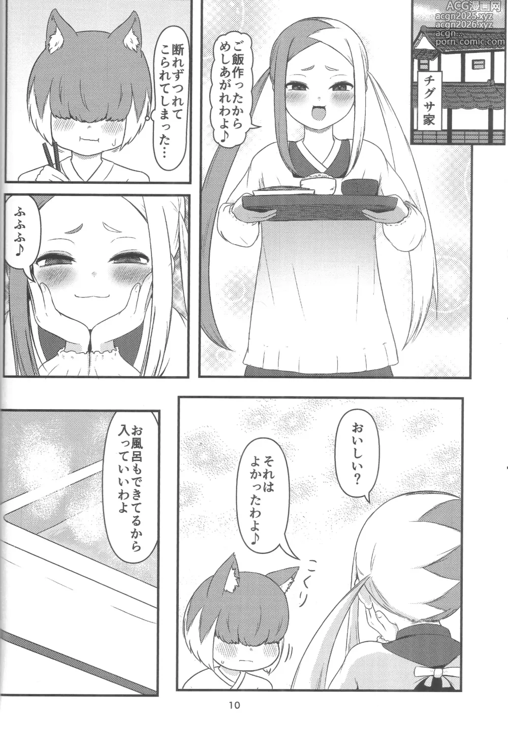 Page 9 of doujinshi Mibu Ookami Shotagui Keisatsu Chigusa