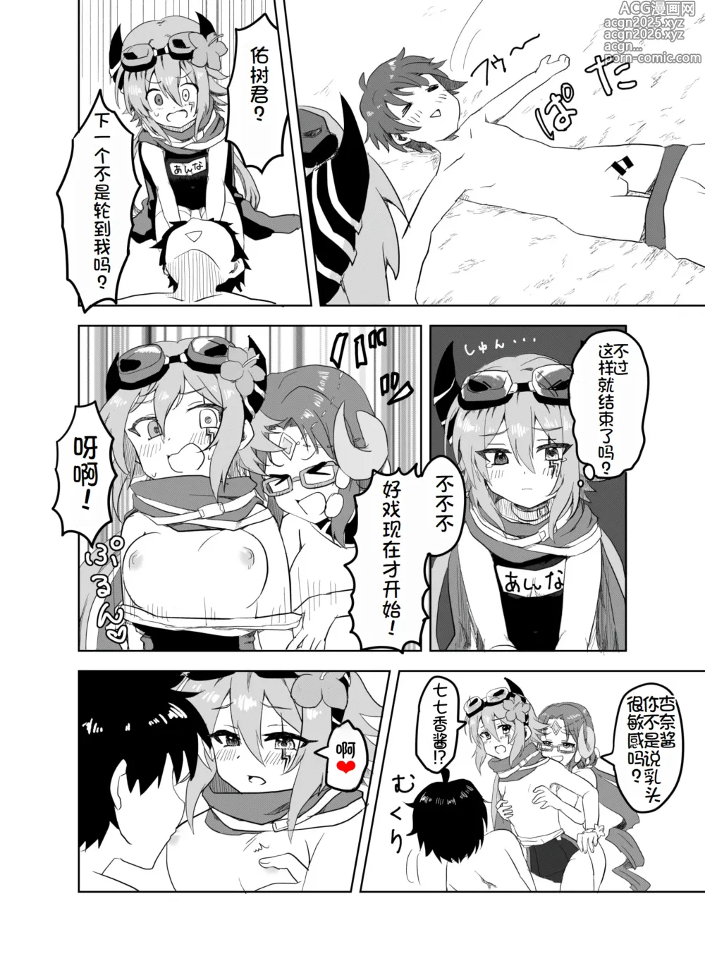 Page 15 of doujinshi Natsu wa Yappari Atsui kara Okashiku Nacchatte mo Shikatanai desu ne