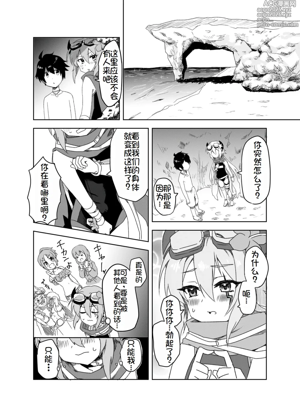 Page 6 of doujinshi Natsu wa Yappari Atsui kara Okashiku Nacchatte mo Shikatanai desu ne