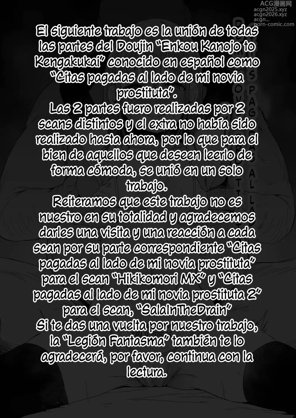 Page 2 of doujinshi Citas Pagadas al Lado de mi Novia Prostituta