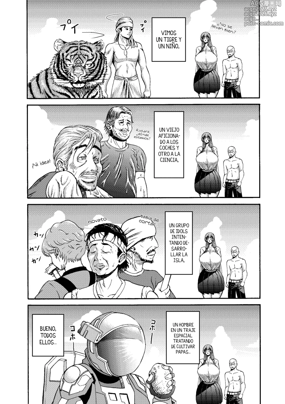 Page 16 of doujinshi Con un Hombre y una Mujer en una Isla Desierta, Algo Tiene que Pasar... 2
