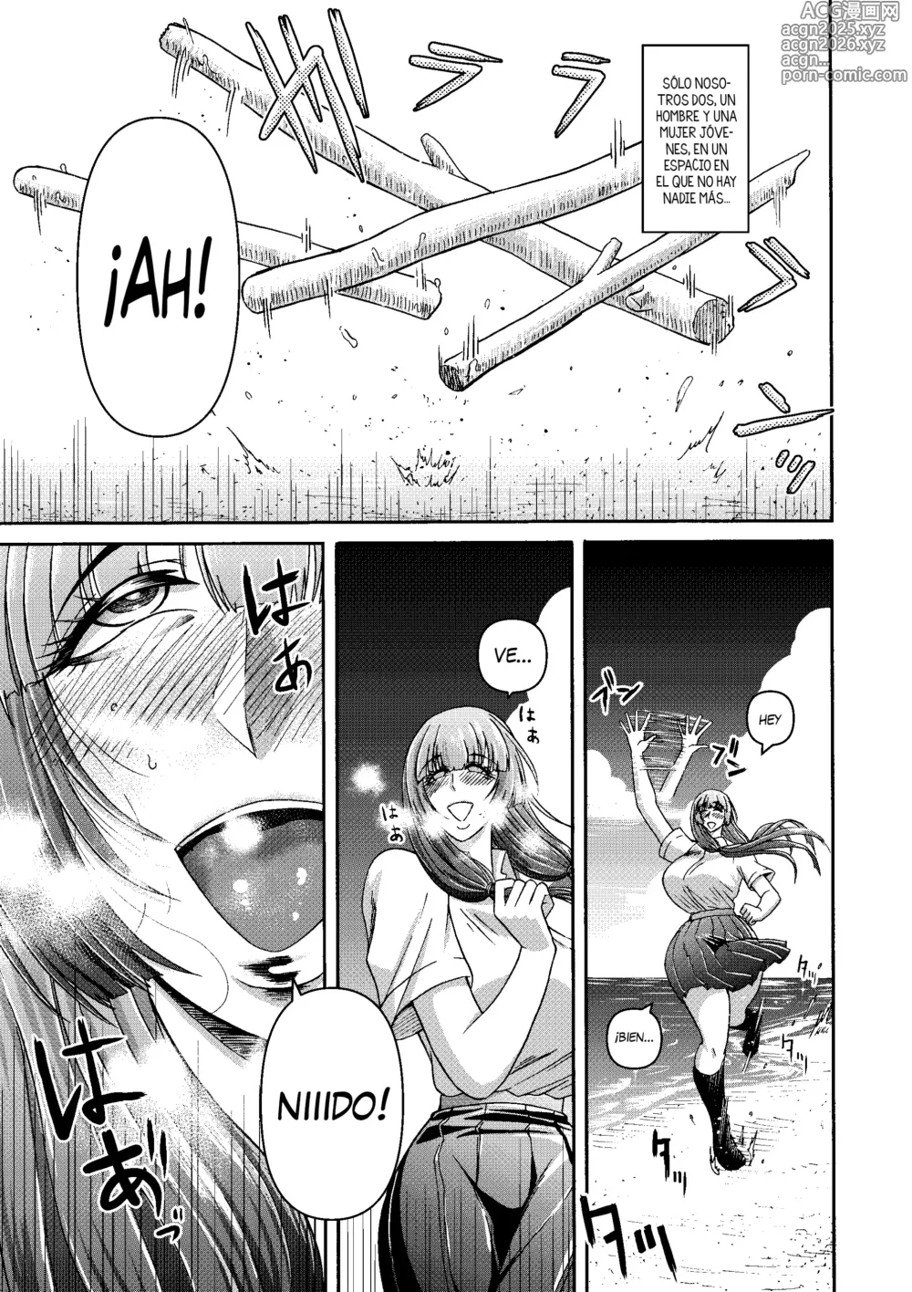 Page 5 of doujinshi Con un Hombre y una Mujer en una Isla Desierta, Algo Tiene que Pasar... 2