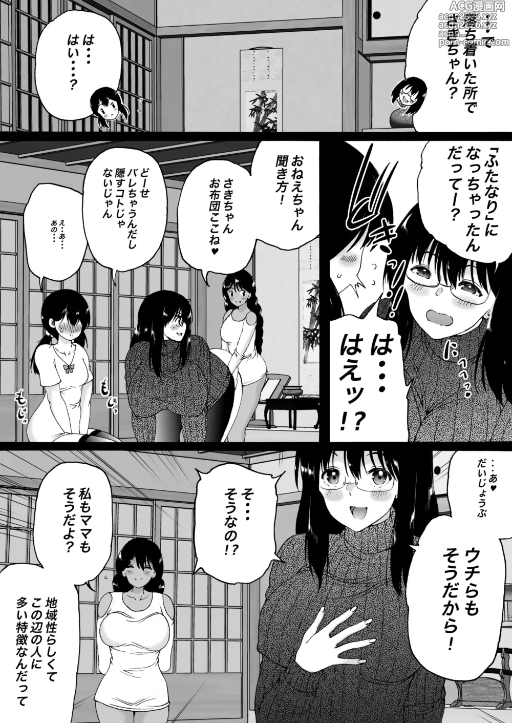 Page 8 of doujinshi Ryokan wa Futanari Harem -Futanari Oyako to Teiten Camera-