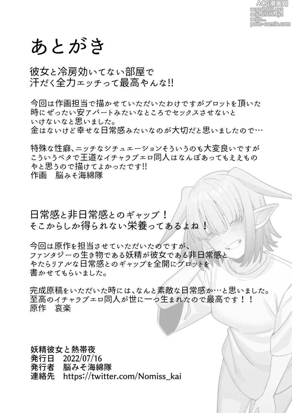 Page 26 of doujinshi Yousei Kanojo to Nettaiya