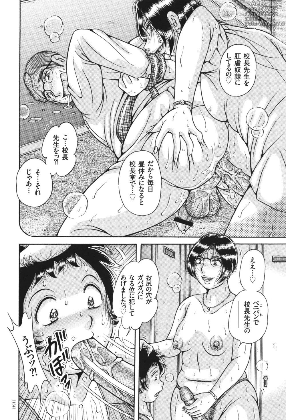 Page 134 of manga Erosugite Tamaranai Nikubenki Oba-san