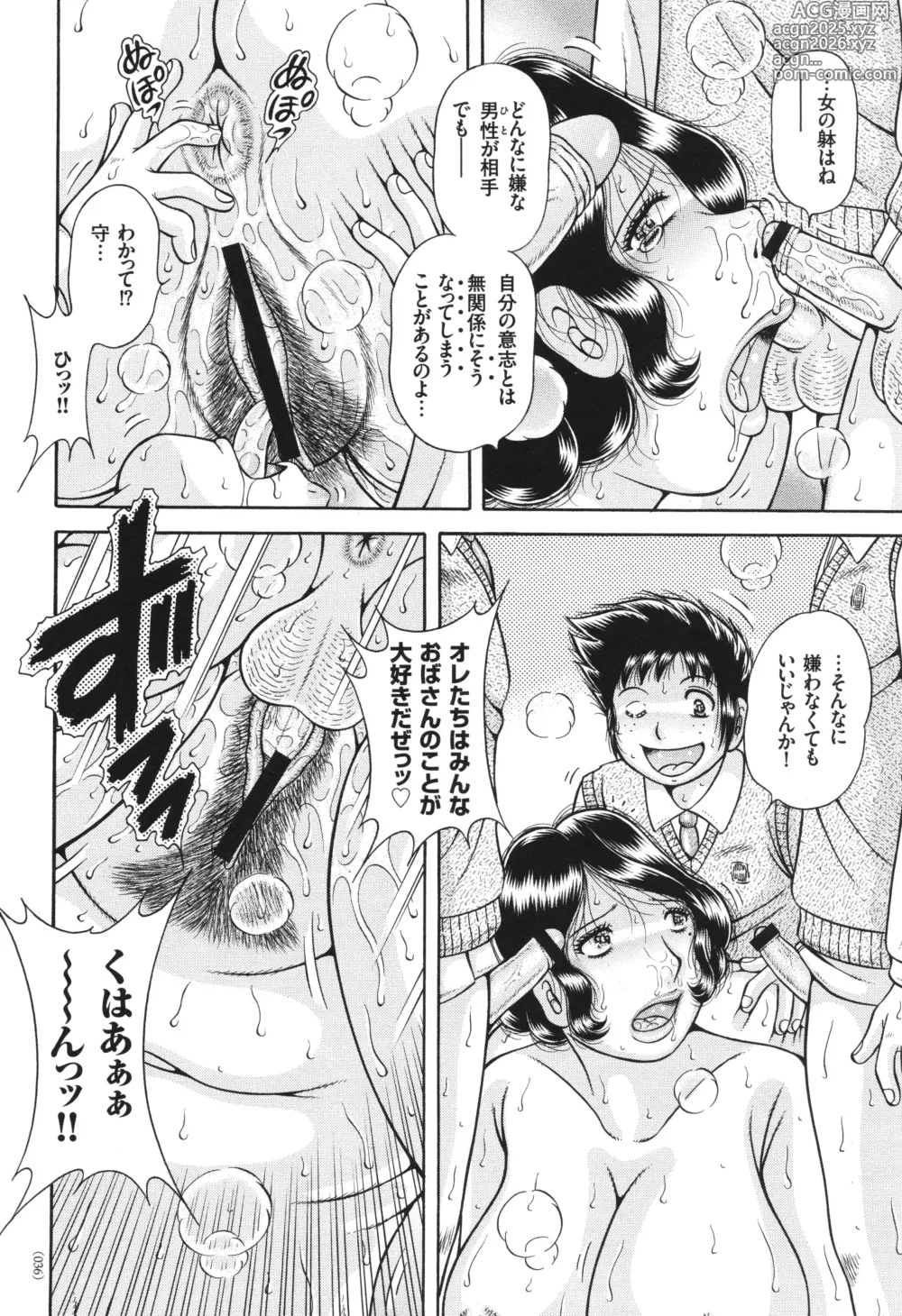 Page 36 of manga Erosugite Tamaranai Nikubenki Oba-san